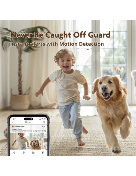 Cámara de Seguridad WiFi Faleemi FS3 2K Interior con Audio