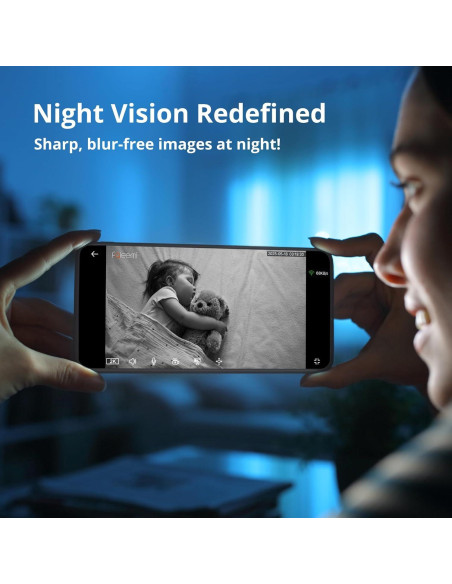 Cámara de Seguridad WiFi Faleemi FS3 2K Interior con Audio