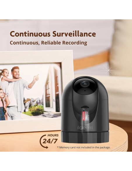 Cámara de Seguridad WiFi Faleemi FS3 2K Interior con Audio