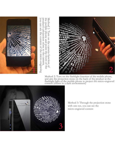 Encendedor de Plasma Eléctrico Recargable USB TongRan - Negro y Plata