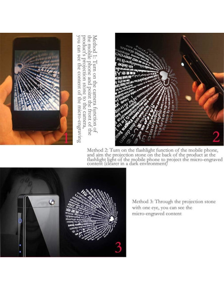 Encendedor de Plasma Eléctrico Recargable USB TongRan - Negro y Plata