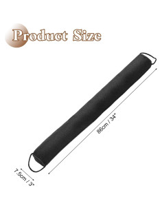 Barrera de Puerta uxcell 86 cm Aislante de Corrientes de Aire 2