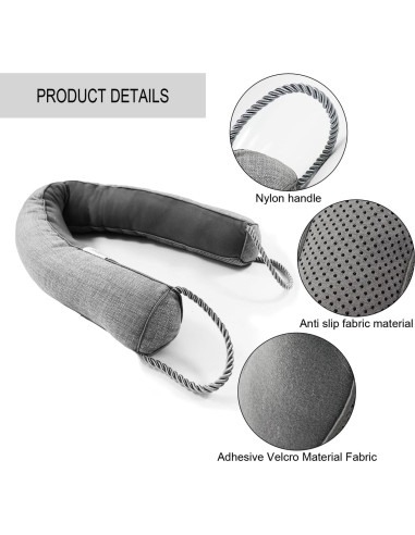 Tope de Puerta Pesado Daralis 81.28 cm Gris Bloqueador de Aire