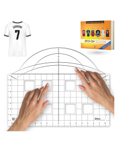 Regla Deportiva 4-en-1 Urboni para Alineación de Jerseys