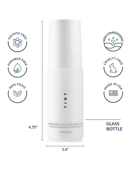 Hidratante Tinte Facial NAELI SPF 50 - 39.4 g, Universal