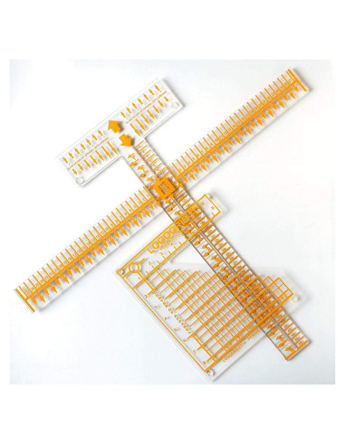 Herramienta de Alineación Gráfica Tee Square It para Transferencias