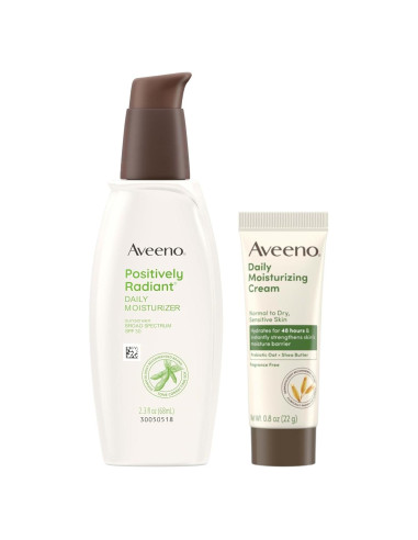 Paquete de Cuidado de la Piel Aveeno Hidratante Facial SPF 30 68.1 ml + Crema 22.7 g