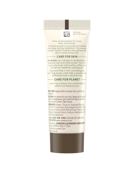 Paquete de Cuidado de la Piel Aveeno Hidratante Facial SPF 30 68.1 ml + Crema 22.7 g