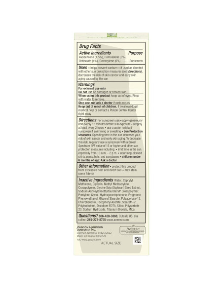 Paquete de Cuidado de la Piel Aveeno Hidratante Facial SPF 30 68.1 ml + Crema 22.7 g