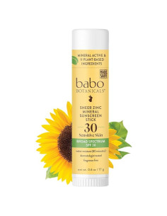 Protector Solar Mineral Stick Deportivo Babo Botanicals SPF30