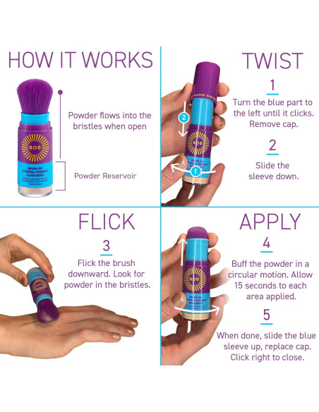 Protector Solar en Polvo BOB KIDS SPF 30 Resistente al Agua