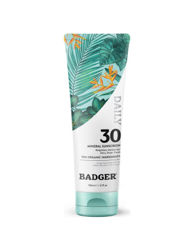 Protector Solar Mineral Badger SPF 30 118 ml Orgánico Vegano