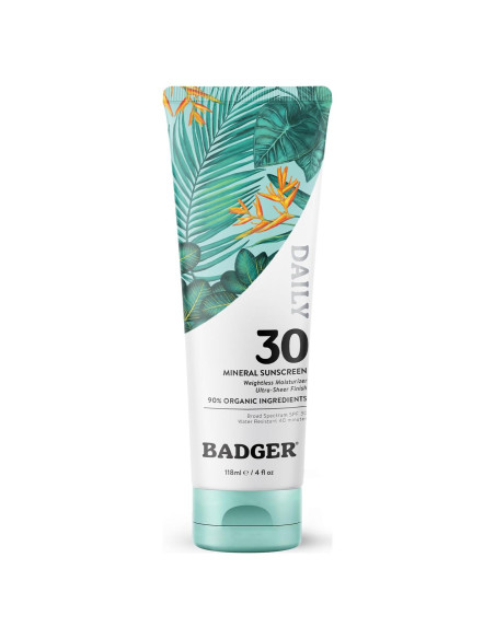 Protector Solar Mineral Badger SPF 30 118 ml Orgánico Vegano