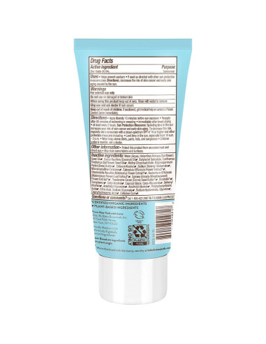 Loción Solar Mineral Babo Botanicals SPF50 Piel Sensible