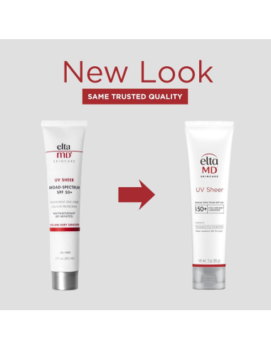 Protector Solar Facial EltaMD UV Sheer SPF 50+ 85g Sin Residuo