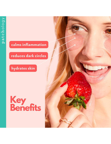 Parches Hidratantes para Ojos Patchology Serve Chilled Rosé - 15 Pares