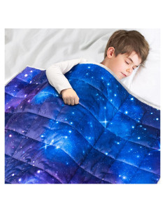 Manta Pesada Solfres 91x122 cm 1.36 kg Galaxia Nebulosa