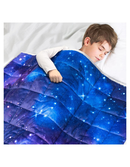 Manta Pesada Solfres 91x122 cm 1.36 kg Galaxia Nebulosa