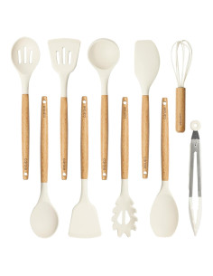 Juego de Utensilios de Cocina de Silicona CAROTE 10 Piezas