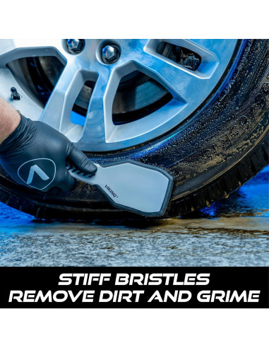 Cepillo para Llantas VIKING Ergonomico 26.2x8.4cm Gris