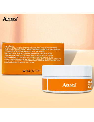 Parches para Ojos Aeryea con Vitamina C y Cafeína - 30 Pares