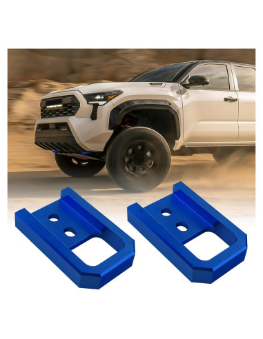 Ganchos de Remolque Delanteros TECHPICCO para Tacoma 2024-2026 y 4Runner 2025-2026 - Azul