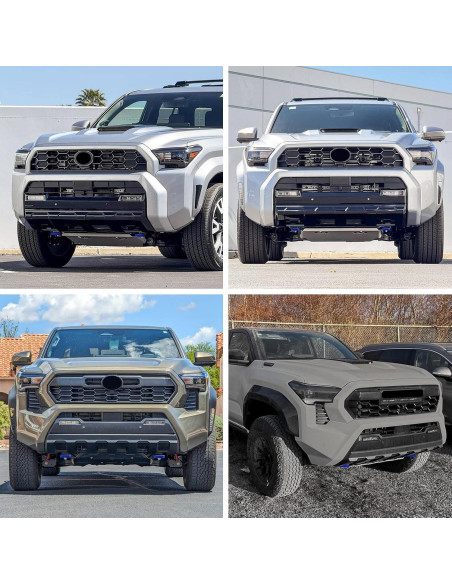 Ganchos de Remolque Delanteros TECHPICCO para Tacoma 2024-2026 y 4Runner 2025-2026 - Azul