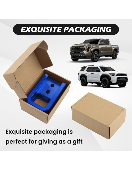 Ganchos de Remolque Delanteros TECHPICCO para Tacoma 2024-2026 y 4Runner 2025-2026 - Azul