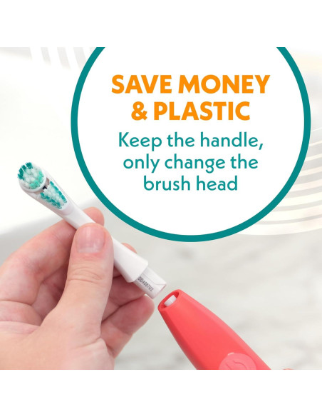 Cepillo de Dientes Eléctrico Spinbrush PRO Blanqueador Coral