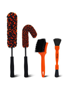 Kit de Limpieza de Ruedas YeewayVeh 4 Piezas Microfibra