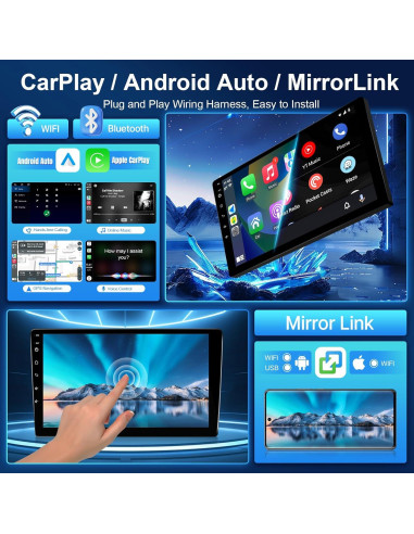 Estéreo de Coche Leadfan para Toyota Prius 2004-2009 con CarPlay