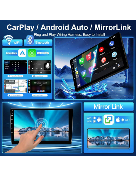 Estéreo de Coche Leadfan para Toyota Prius 2004-2009 con CarPlay