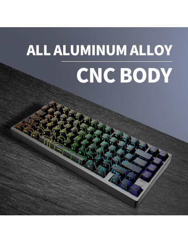 Teclado Mecánico IROK MG75PRO 81 Teclas Interruptor Magnético