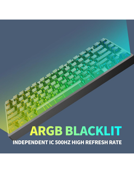 Teclado Mecánico IROK MG75PRO 81 Teclas Interruptor Magnético