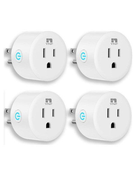Enchufe Inteligente YNF 4 Paquete Control por Voz Alexa