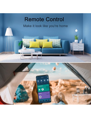 Enchufe Inteligente YNF 4 Paquete Control por Voz Alexa
