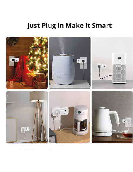 Enchufe Inteligente Doble Ewelink 16A Control App Alexa