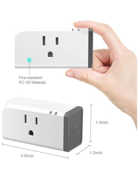 Enchufe Inteligente WiFi SONOFF S31 Lite 15A Control por Voz
