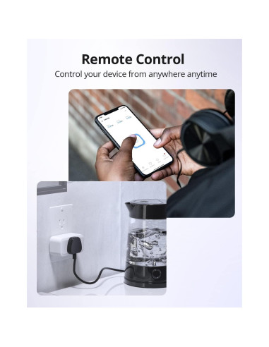 Enchufe Inteligente WiFi SONOFF S40 - Monitoreo Energía 15A