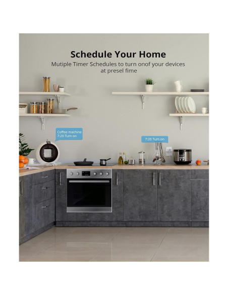 Enchufe Inteligente WiFi SONOFF S40 - Monitoreo Energía 15A