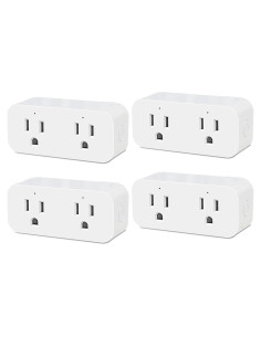 Enchufe Inteligente QIACHIP 16A 2000W 4 Paquetes Control Remoto