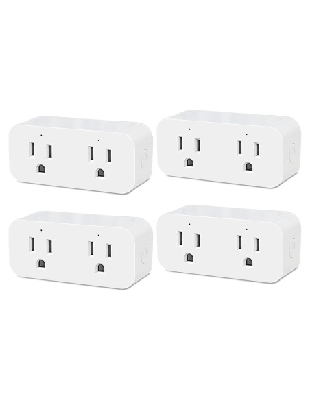 Enchufe Inteligente QIACHIP 16A 2000W 4 Paquetes Control Remoto