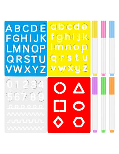 Kit de Tableros de Letras y Números Gersoniel 10 Piezas