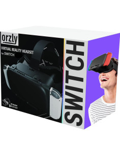 Auriculares VR Orzly para Nintendo Switch - Lente Ajustable - Negro 2