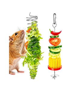 2 Juguetes de Enriquecimiento para Ratas Hpmjz Acero Inoxidable