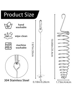 2 Juguetes de Enriquecimiento para Ratas Hpmjz Acero Inoxidable 2