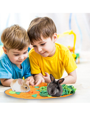 Alfombra de Forrajeo para Conejos HERCOCCI 76x40 cm Antideslizante