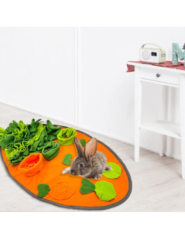 Alfombra de Forrajeo para Conejos HERCOCCI 76x40 cm Antideslizante
