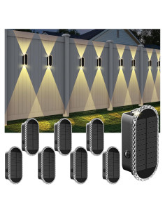 Luces Solares de Cerca LIANGLOME 8PK IP65 3 Modos 3000K-6000K