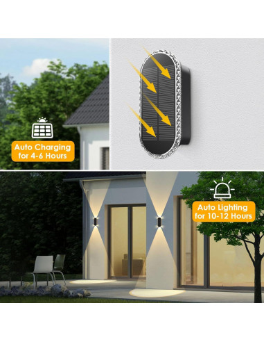 Luces Solares de Cerca LIANGLOME 8PK IP65 3 Modos 3000K-6000K